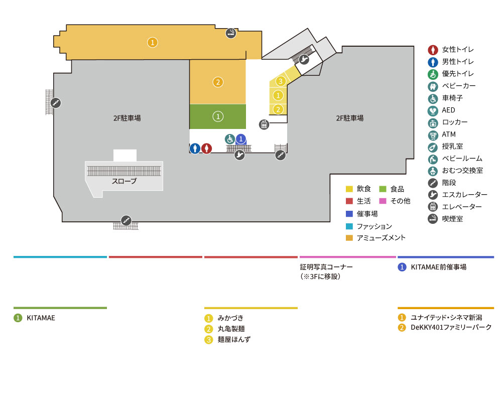 フロアマップ2F