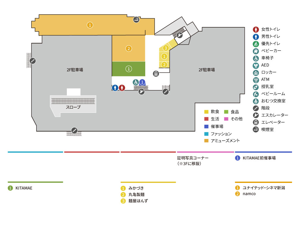 フロアマップ2F